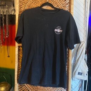 SKETCHY TANK “down with my deamons” logo shirt